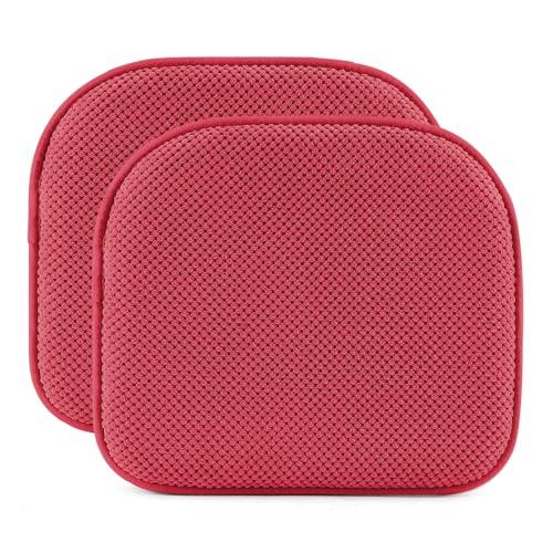 SWEMSTAR Chair Cushions - 15"*17" Kitchen Dining Chair Pads Foam Seat Cushion for Chairs Barstool Cushions Non Slip Seat Pad