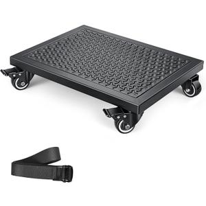 KEDSUM Heavy Duty Furniture Dolly 1000lbs Capacity4 Wheel Furniture Movers with Brakes16" x 12" Strong Steel Platform for Sofa, Safe, Appliances Moving (1 Pack)