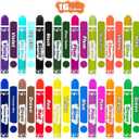 Bingo Markers 16 Color Bingo Daubers Washable Bingo Markers Drawing Coloring Arts and Crafts Supplies Dot Paint Marker Set