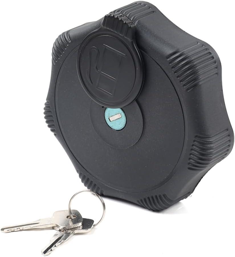 GZYF 7414913 Tank Cap 7041664 For Liebherr Excavator: R924, R944 With 2PCS 706 Keys, Black,(Note: the product size)