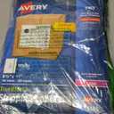 Avery Full-Sheet Printable Shipping Labels, 8.5" x 11" Customizable Stickers, White, 100 Blank Mailing Labels, Great for Mailing, Shipping, Organizing, and More (5165)