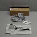 Filtered Shower Head with Handheld, 4 Mode Shower with ON/OFF Pause Switch, Holder|Hose|2 Filter Replacement, Silver