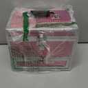 Hododou Girls Jewelry Box Organizer with Drawer & Mirror, Shiny Pink Style Lockable Storage Case for Kid or Little Girls Jewelry and Hair Accessories