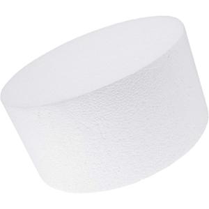 Bright Creations Practice Cake Forms - 8 In x 4 In, White Foam - Cake Decorating Practice Dummy - 8 In Round Dummy