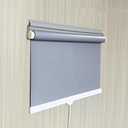 Blackout Roller Shades,Retractable Roller Blinds,Privacy Screen for Windows,grey-W60xH150cm(24x59in)