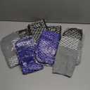 8 Pair Extra Width Hospital Sock for Men with Grip, 3 XL Winter Non Slip Warm for Diabetic Patient Elderly Nurse (Dark Gray, Light Gray, Dark Blue, Black)