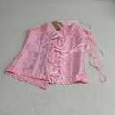 Fashion Costumes Corset Tops for Women, Bustier Shapewear Lingerie, Lace Waist Push Up Bodysuit S