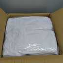 30 Pcs White Folding Chair Cover Washable Removable Universal Fitted Chair Cover Protector for Wedding Party Banquet Holidays Celebration Decoration Chair Covers