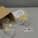 Roowest Bottle Chug Baby Shower Game Favors Including Sunflower Theme Wooden Sign and 18 Pcs Baby Bottles for Gender Reveal Party Supplies (Yellow)