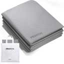 PROIRON Foldable 72x24"x0.24(6mm) TPE Yoga Mat,NOT PVC!!!-Folding Yoga Mat Thick for Home Workout & Travel, Eco-Friendly TPE Non Slip Yoga Mats with Storage Bag,Portable Yoga Mat for Home Gym, Pilates, Fitness,Stretching (Gray)