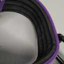 Tuff Pupper Heavy Duty Tactical Dog Collar | 1.5" Wide Ballistic Nylon | Reflective Stitching | Integrated ID Tag Holder | Stainless Steel Buckle | Padded Lining | Medium & Large Dogs (Purple, Medium)