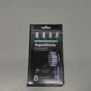 AquaSonic Genuine Standard Replacement Brush Heads | ADA Accepted | for Normal & Sensitive Teeth | Compatible with Many AquaSonic Toothbrush Handles (8 Pack Black)
