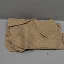 Tatuo 31 Inch Large Christmas Tree Skirt Decorations Fit 3.3~5 ft Xmas Tree Linen Burlap Trees Skirt for Christmas Xmas New Year Party Holiday Family Winter Home Indoor Outdoor Decor (Linen Color)