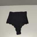 HBselect Tummy Control Thong Shapewear for Women, High Waist Seamless Shaping Underwear Body Shaper Panties Girdle (X-Large, Black)