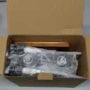 Navy Blue Dish Soap Dispenser for Kitchen - 16 OZ Hand Soap Dispenser Set with Acacia Wood Tray - Blue Kitchen Bathroom Home Decor and Accessories