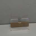 DINGHUO Napkin Holder for Table, Standing Clear Acrylic Luncheon Napkin Holder, Great for Kitchen, Dinner, Restaurant, Home Decor - 1 Pack