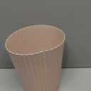 JiatuA Small Trash Can Plastic Wastebasket Round Garbage Container Bin for Bathroom, Kitchen, Bedroom, Home Office, College Dorm, Pink (1.8 Gallons)