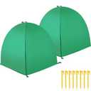YLSAZL 2 Pack Plant Covers Freeze Protection,Plant Protector and Cover,Shrub Covers for Winter,Winter Snow & Frost Covers with Stakes,Warm Plant Protection Tent.