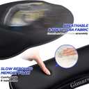 Gimars Upgrade Enlarge Superfine Fibre Soft Smooth Gel Ergonomic Mouse Pad Wrist Support and Keyboard Wrist Rest for Computer, Laptop, Mac, Gaming and Office, Durable, Comfortable and Pain Relief