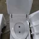 WOODBRIDGE Smart Toilet, Auto Open & Close, Auto Flush, Foot Sensor Operation, Heated Seat and Integrated Multi Function Remote Control in White