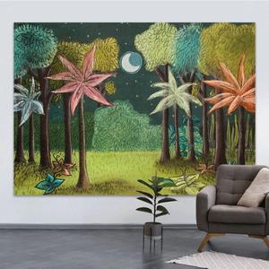 7x5ft Painted Wild One Birthday Backdrops for Photography Picture Boys Beast of The Wild Jungle Forest Animal 1st Theme Baby Shower Party Decoration Supplies Cake Smash Photo Booth Background Banner