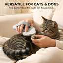 Dog Nail Scratch Board with Hand Strap, Portable Pet Nail File Sandpaper Board, Non-Slip EVA Dog Nail Grinder for Small Medium Large Dogs, Stress-Free Quiet Nail Trimming Tool, Lightweight Grey