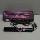 JolinKoin Hair Straightener Brush for Women: Negative Ionic 3-in-1 Curling & Straightening Brush, Ceramic Hot Comb with 15 Temps for Hair Styling