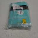Party Solids 6-Pack Premium Plastic Tablecloth 84in. Round Plastic Table Cover - Aqua