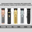 black FX Replacement Blades Compatible with BaByliss Trimmer Blades,DLC Replacement Blades Compatible with BaBylissPRO FX787 & FX726 Trimmers