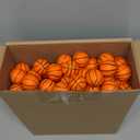 Charniol 200 Pack Mini Basketball Stress Balls Bulk 1.2 Inch Small Soft Foam Squeeze Basketballs Party Favors Decorations for Kids Adults Anxiety Stress Relief School Sports Goodie Bags