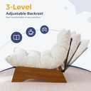 MAXYOYO Adjustable Living Room Chair, 3-Position Accent Chair with Frame