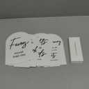 4pcs Acrylic Wedding Signs for Ceremony and Reception, 5x7 Inch White Wedding Signage, Guest Book Sign, Cards and Gifts Sign, Please Take One Sign, In Loving Memory Sign, Wedding Reception Decor