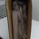 Vaunn Medical Deluxe Spa Shower Chair with Arms and Back, Bath Seat for Seniors, 350 lbs Max Weight, White With Light Gray Arms