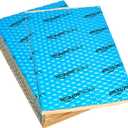 Amazon Basics Car Sound Deadening Mat, 9.8 x 15.7, 34-Piece (Blue)