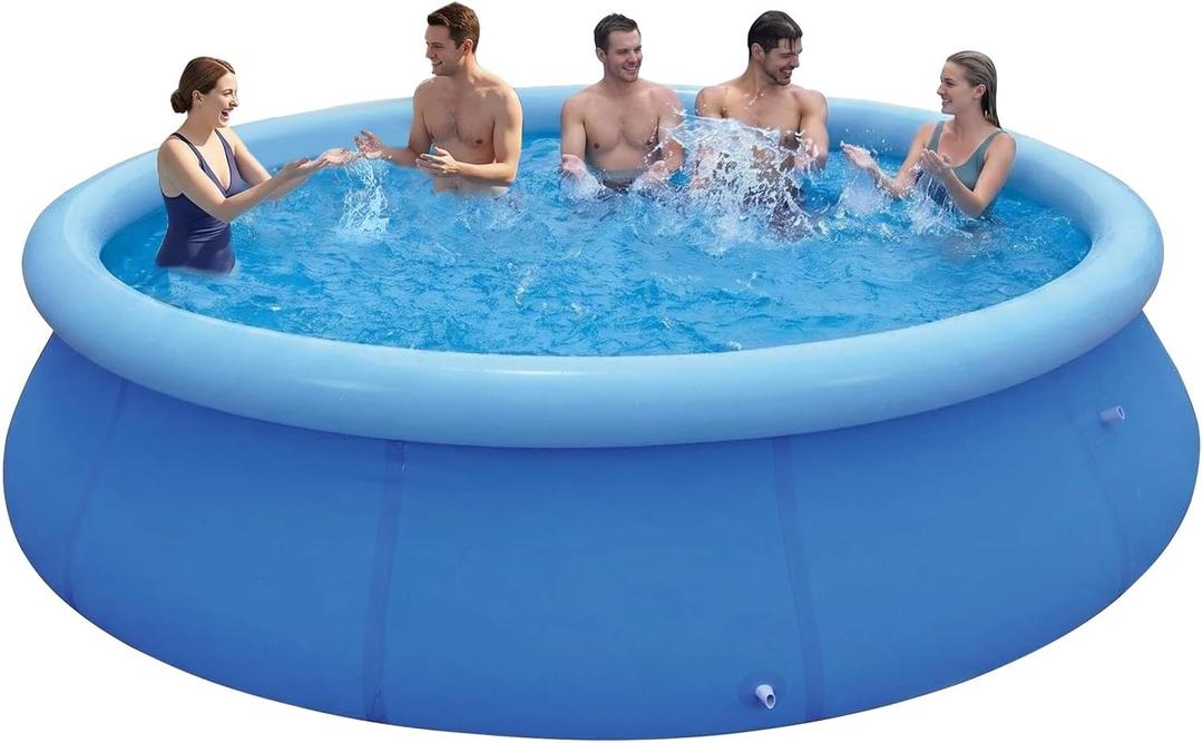 DIMAR GARDEN 15ft x 36in Inflatable Swimming Pool, Outdoor Above Ground Blow Up Pools