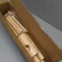 Haddockway Wooden Coat Rack Stand with 8 Hooks New Zealand Pine 3 Adjustable Coat Standing Tree Easy Assembly for Coats, Hats, Scarves and Handbags for Entryway, Hallway, Bedroom, Office (1 PC, Natural)