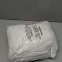 White Linen Curtains 84 inch Length for Living Room 2 Panels Light Filtering Privacy Sheer Drapes Modern Farmhouse Thick Cotton Textured Off White Grommet Gauze Window Curtains 84 Long Bedroom