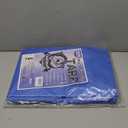 CARTMAN Finished Size 10x10 Feet Blue Poly Tarp 5 Mil Thick, Multipurpose Protective Cover for Camping, Tent, Boat, RV, Car