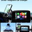 PZK Car Phone Mount for 2019-2025 2026 Toyota Corolla/Corolla Hatchback/Corolla Cross 2022-2025 2026 Accessories 8-inch Screen Magnetic 15W Fast Wireless Charging Car Phone Holder Not Affect Vent