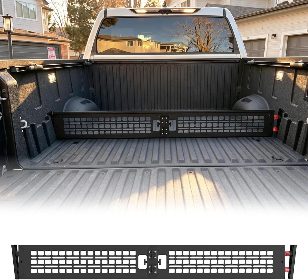 TENGBASE Truck Bed Divider Compatible with 2022-2026 Toyota Tundra, Cargo Manager Molle Panel, Truck Bed Organizer Replacement for Toyota Tundra Accessories