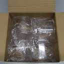 Patelai 4 Pieces Sugar Bowl Acrylic Clear Sugar Bowl with Lid and Salt Spoon Storage Jar with Airtight Lid for Salt, Tea, Spices, Herbs, Condiments(13 oz)