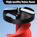 6 Inch Ice Auger Nylon Base - Heavy-Duty Wear-Resistant Corrosion-Proof Ice Fishing Accessory