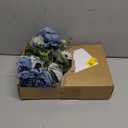 Geosar 8 Bundles Artificial Peonies Flowers Fake Silk Peony Bouquet Faux Peonies Flowers Bulk for Decoration Vase Floral Arrangements Wedding Party Table (Blue)