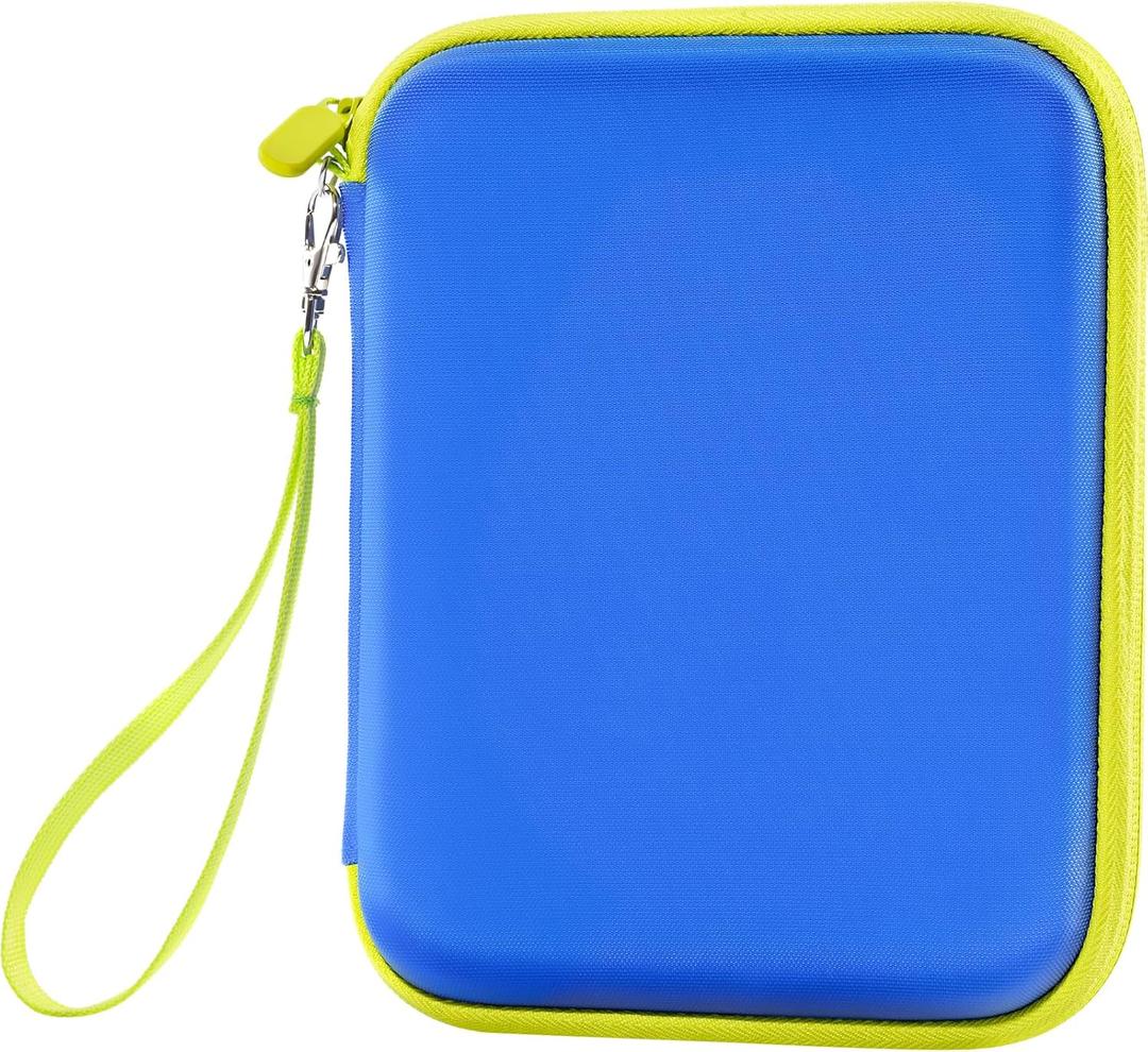 ProCase Carrying Case for Yoto Card with 80 Pockets Storage Capacity, Portable Holder Organizer for Kids Yoto Player & Mini Cards with Zipper Sleeves Binder- Blue