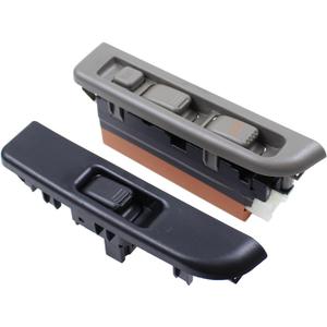 ApplianPar 2Pcs Black Push Button Window Switch for Isuzu NQR 1995-2007, NRR 2005-2007, NPR 1995-2007, NPR-HD 1999-2007; ON-OFF Operation