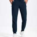 MAGNIVIT Men's Sweatpants with 3 Zipper Pockets Athletic Workout Lightweight Pants Quick Dry Running Joggers for Men