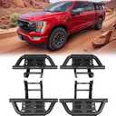 Trumgeta 2X EZ Side Steps Fit for 2015-2026 Ford F-150 F150 & 2017-2026 Ford F250 F350 Front Door Running Boards SuperCrew Cab, Super Cab, Regular Cab, Crew Cab