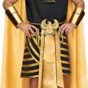 Spooktacular Creations Halloween Adult King Pharaoh Costume Men, Egyptian King Costume Men, Pharaoh Halloween Outfit
, XL