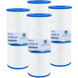 Fil-fresh CCP320 Pool Filters Cartridge Compatible with Pentair Clean & Clear Plus 320, Replaces Pleatco PCC80-PAK4, Pentair R173573, 178580, 160340, 480 sq. ft, 4-Pack