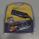 Little World USB 2.0 Audio/Video Converter, Video Capture Card VHS Box VHS VCR TV to Digital Converter, Windows 2000/XP/Vista/7/8/10/11/Mac
